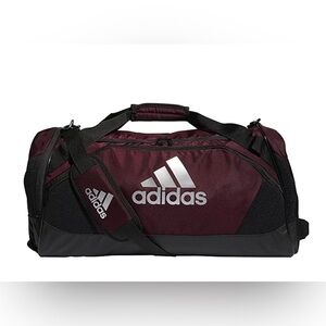 NWT Adidas Team Issue II Medium Duffel bag in Team Maroon.